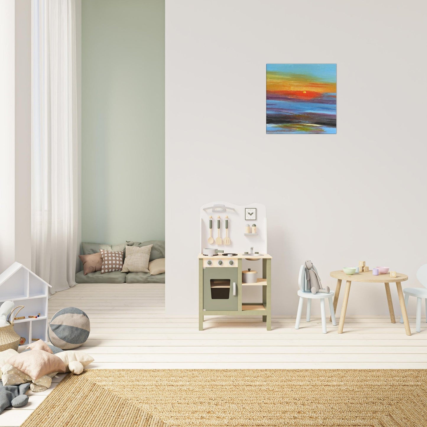 Abstract Sunrise Landscape - Berlin Artists