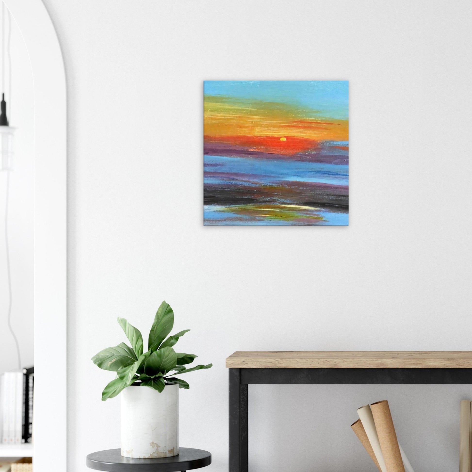 Abstract Sunrise Landscape - Berlin Artists