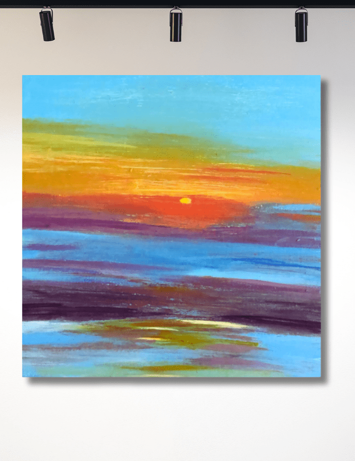 Abstract Sunrise Landscape - Berlin Artists